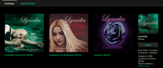 Lyncelia Bandcamp Discography